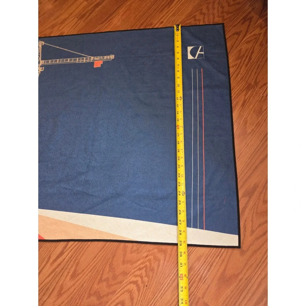 Nomadix only Towel You Need Post Consumer‎ Recycled Plastic Blue Crane Design